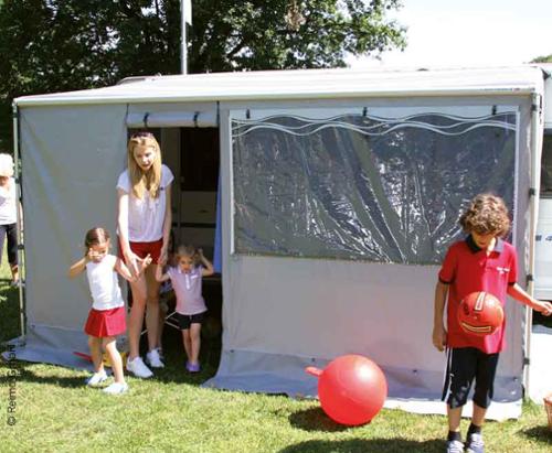 PRIVACY ROOM CS Light für Caravanstore 500XL grau Fast Clip