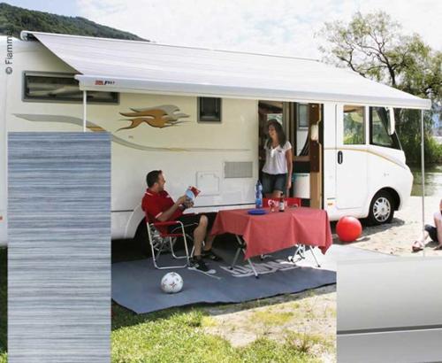Fiamma awning F65L (roof awning) 4,9m. Case Titanium, cloth Royal Blue