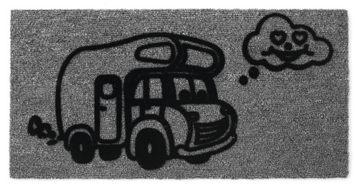 PAILLASSON »CAMPER« 50 x 25cm, DERBY FLOCK