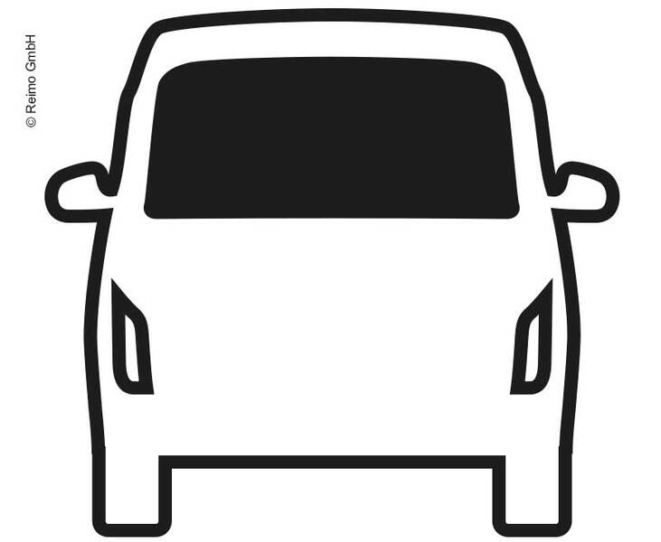 Carbest Starres Heckfenster für VW T6 ab Bj. 2016, 1544x562 mm