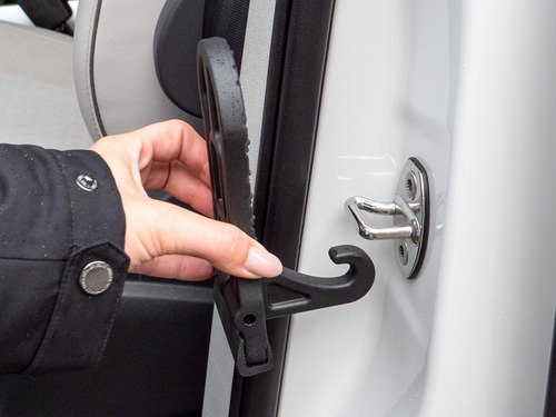 Autotür-Trittstufe mit Klapphaken für Dachzelte Wallaby 2 & Victoria