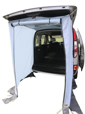 For mini camper with tailgate