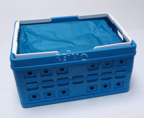 Klappbox 32L mit Kühltasche, blau/weiß