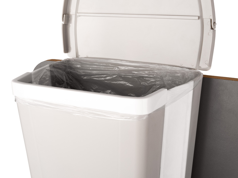 foldable waste bin with lid 8 Liter Waste & Recycling for Camping