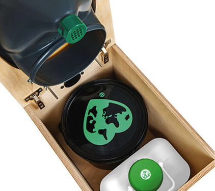 Separating toilet TROBOLO TeraBloem