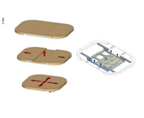 Udtræksramme med cast gråskift