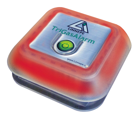 Gas detector TriGas for stunning gases with siren