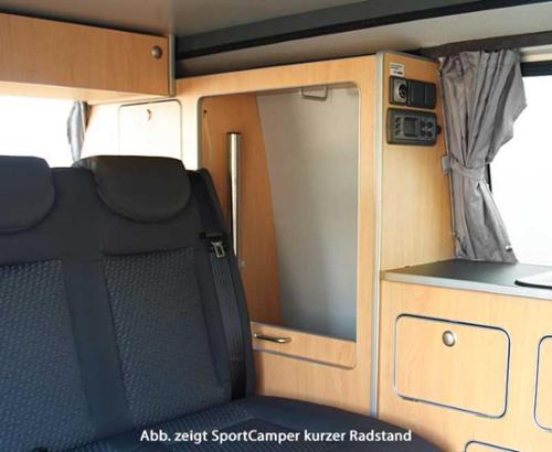 Möbelzeile Fertigteil für VW T5/T6 langer Radstand Sportcamper