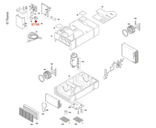 Trafo für Gebläsemotor