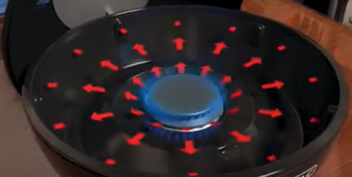 Tischgrill 360° CV KUPFER